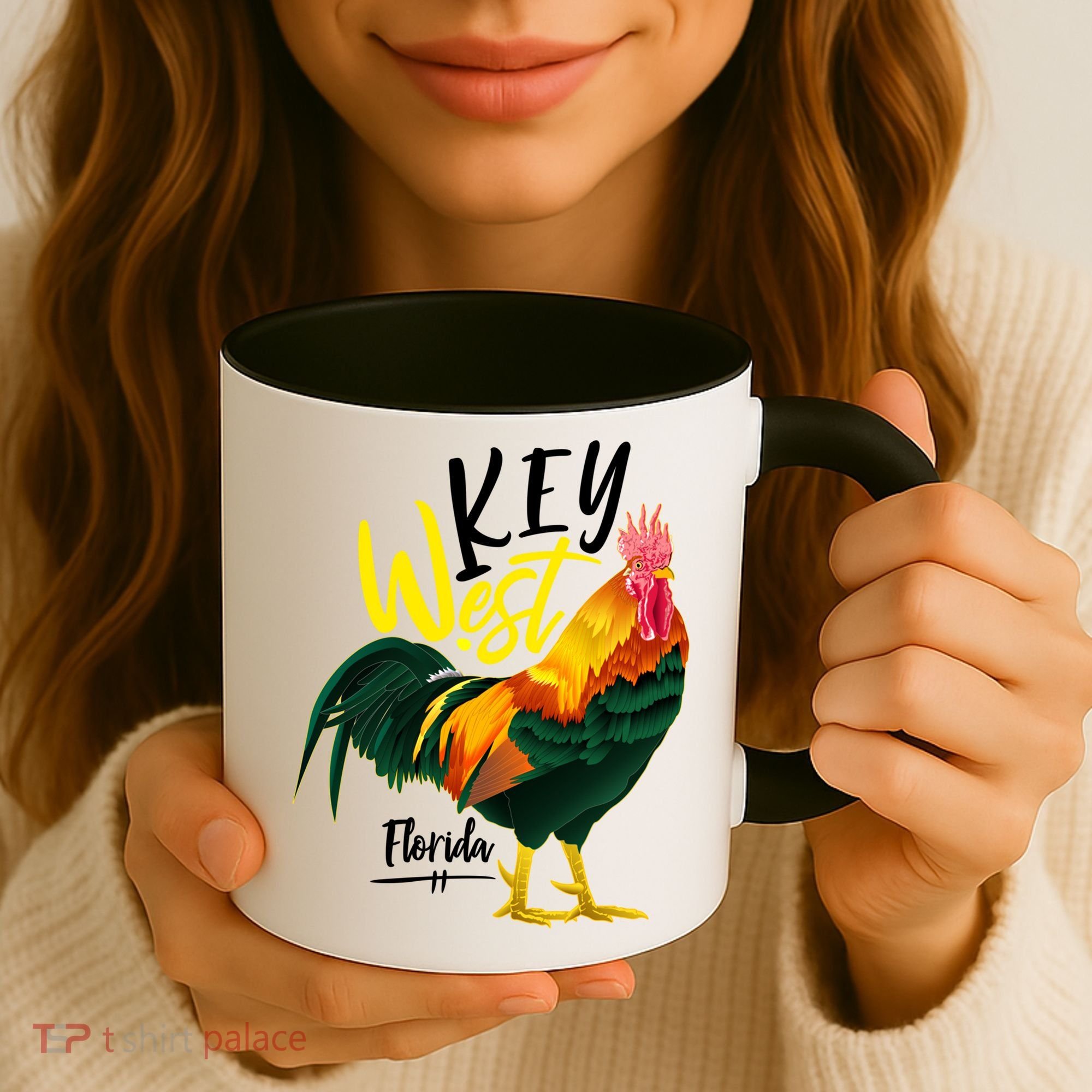 Key West Florida Keys Rooster Vacation Cruise Souvenir Gift Great Gift Coffee Mug