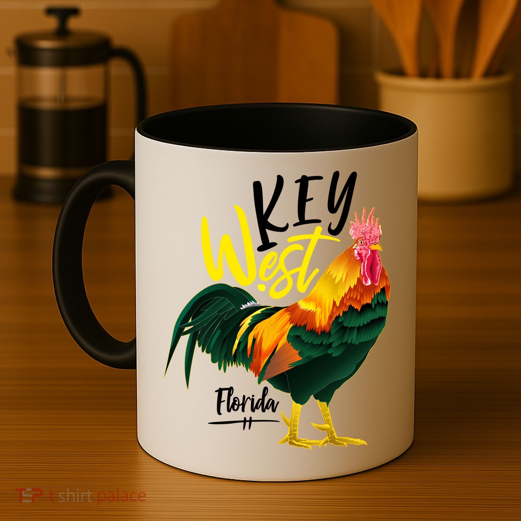 Key West Florida Keys Rooster Vacation Cruise Souvenir Gift Great Gift Coffee Mug