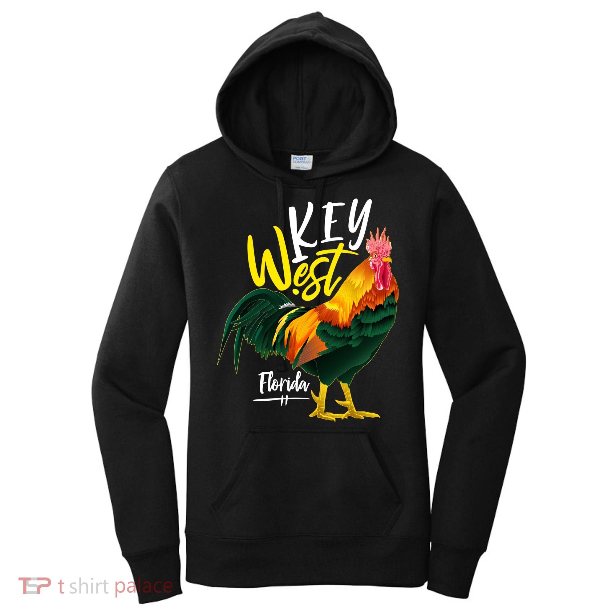 Key West Florida Keys Rooster Vacation Cruise Souvenir Gift Great Gift Women's Hoodie