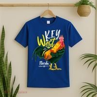 Key West Florida Keys Rooster Vacation Cruise Souvenir Gift Great Gift T-Shirt thumb 2