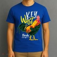 Key West Florida Keys Rooster Vacation Cruise Souvenir Gift Great Gift T-Shirt thumb 3