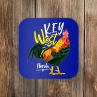 Key West Florida Keys Rooster Vacation Cruise Souvenir Gift Great Gift Coaster thumb 0