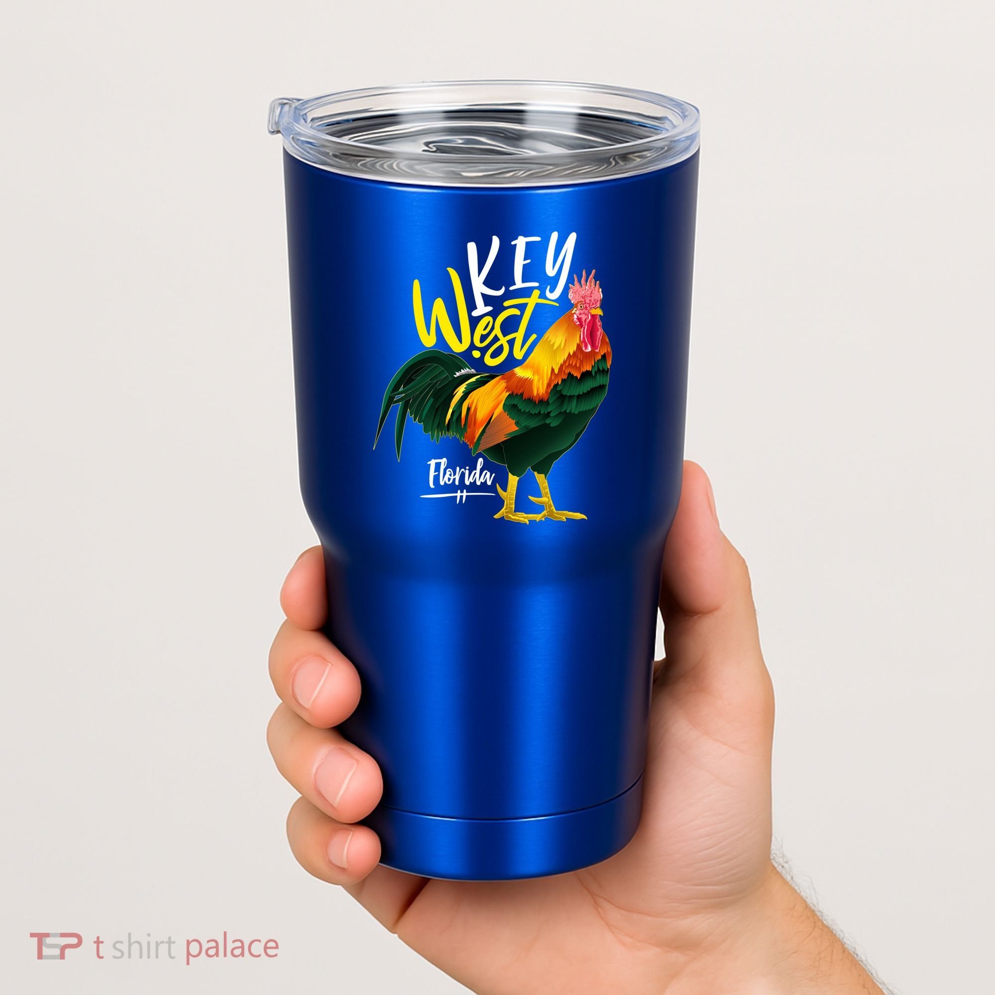 Key West Florida Keys Rooster Vacation Cruise Souvenir Gift Great Gift Tumbler