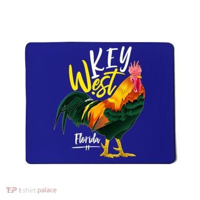 Key West Florida Keys Rooster Vacation Cruise Souvenir Gift Great Gift Mousepad