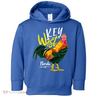 Key West Florida Keys Rooster Vacation Cruise Souvenir Gift Great Gift Toddler Hoodie