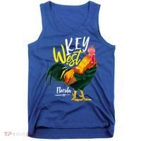 Key West Florida Keys Rooster Vacation Cruise Souvenir Gift Great Gift Tank Top thumb 0
