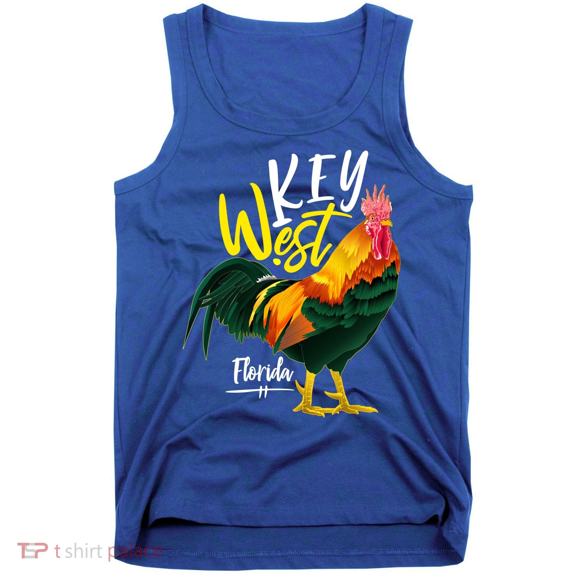 Key West Florida Keys Rooster Vacation Cruise Souvenir Gift Great Gift Tank Top