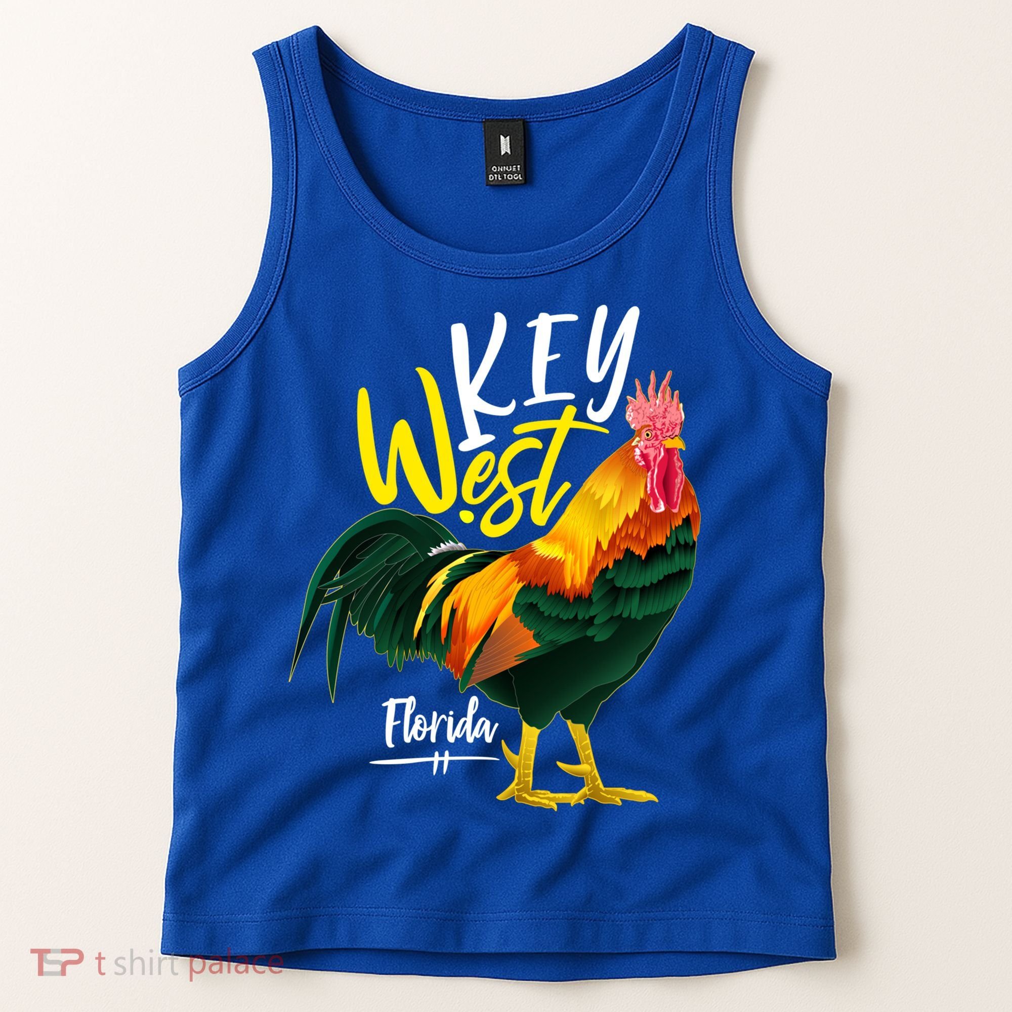 Key West Florida Keys Rooster Vacation Cruise Souvenir Gift Great Gift Tank Top
