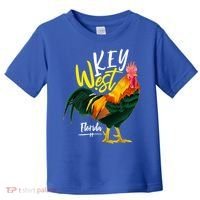 Key West Florida Keys Rooster Vacation Cruise Souvenir Gift Great Gift Toddler T-Shirt thumb 0