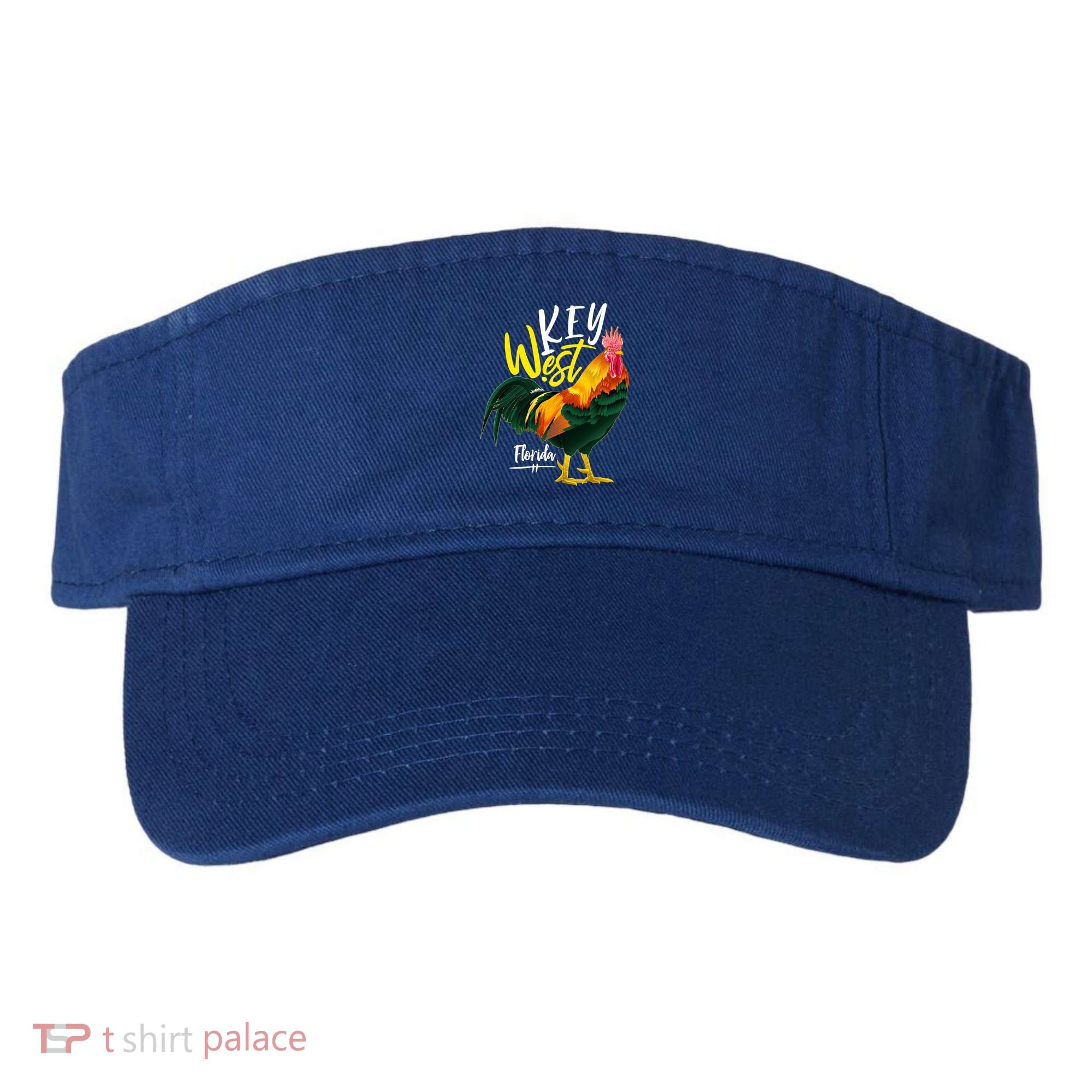 Key West Florida Keys Rooster Vacation Cruise Souvenir Gift Great Gift Visor