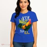 Key West Florida Keys Rooster Vacation Cruise Souvenir Gift Great Gift Women's T-Shirt thumb 4