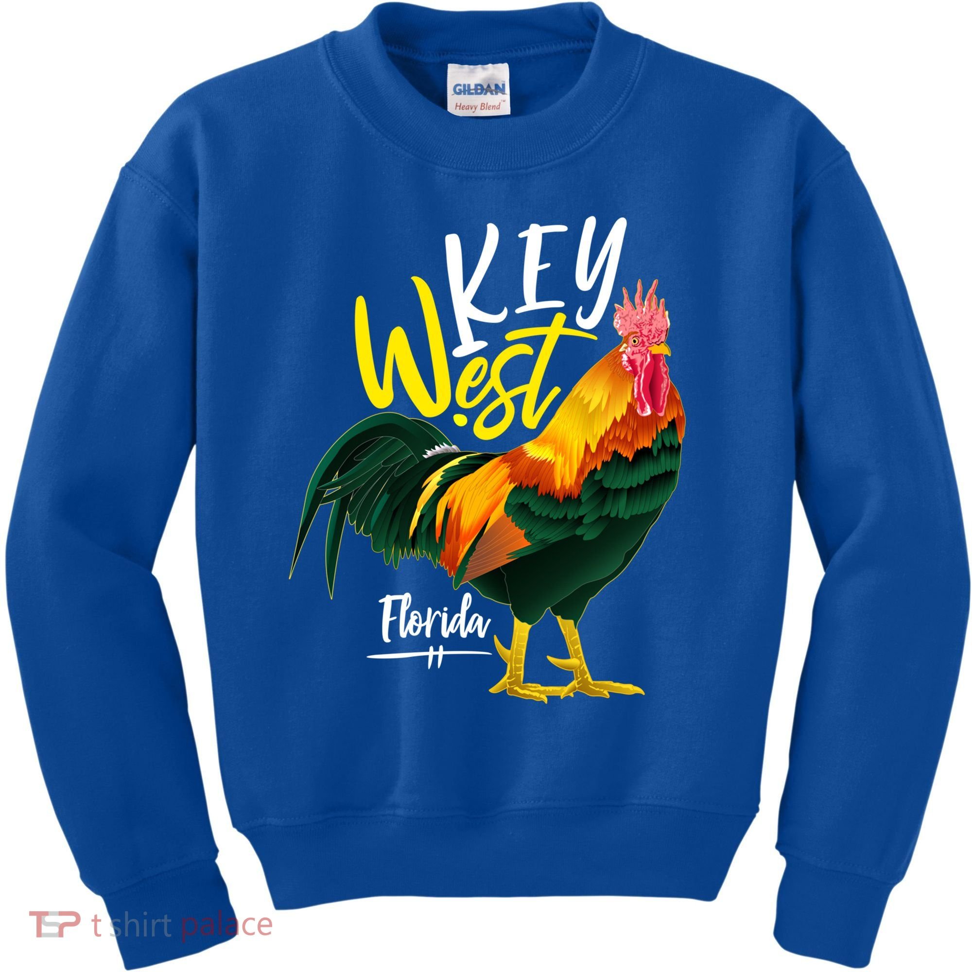 Key West Florida Keys Rooster Vacation Cruise Souvenir Gift Great Gift Kids Sweatshirt