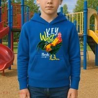 Key West Florida Keys Rooster Vacation Cruise Souvenir Gift Great Gift Kids Hoodie thumb 2