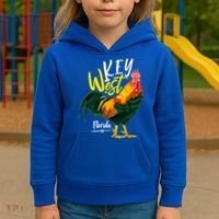 Key West Florida Keys Rooster Vacation Cruise Souvenir Gift Great Gift Kids Hoodie thumb 3
