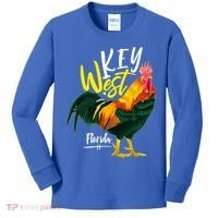 Key West Florida Keys Rooster Vacation Cruise Souvenir Gift Great Gift Kids Long Sleeve Shirt thumb 0