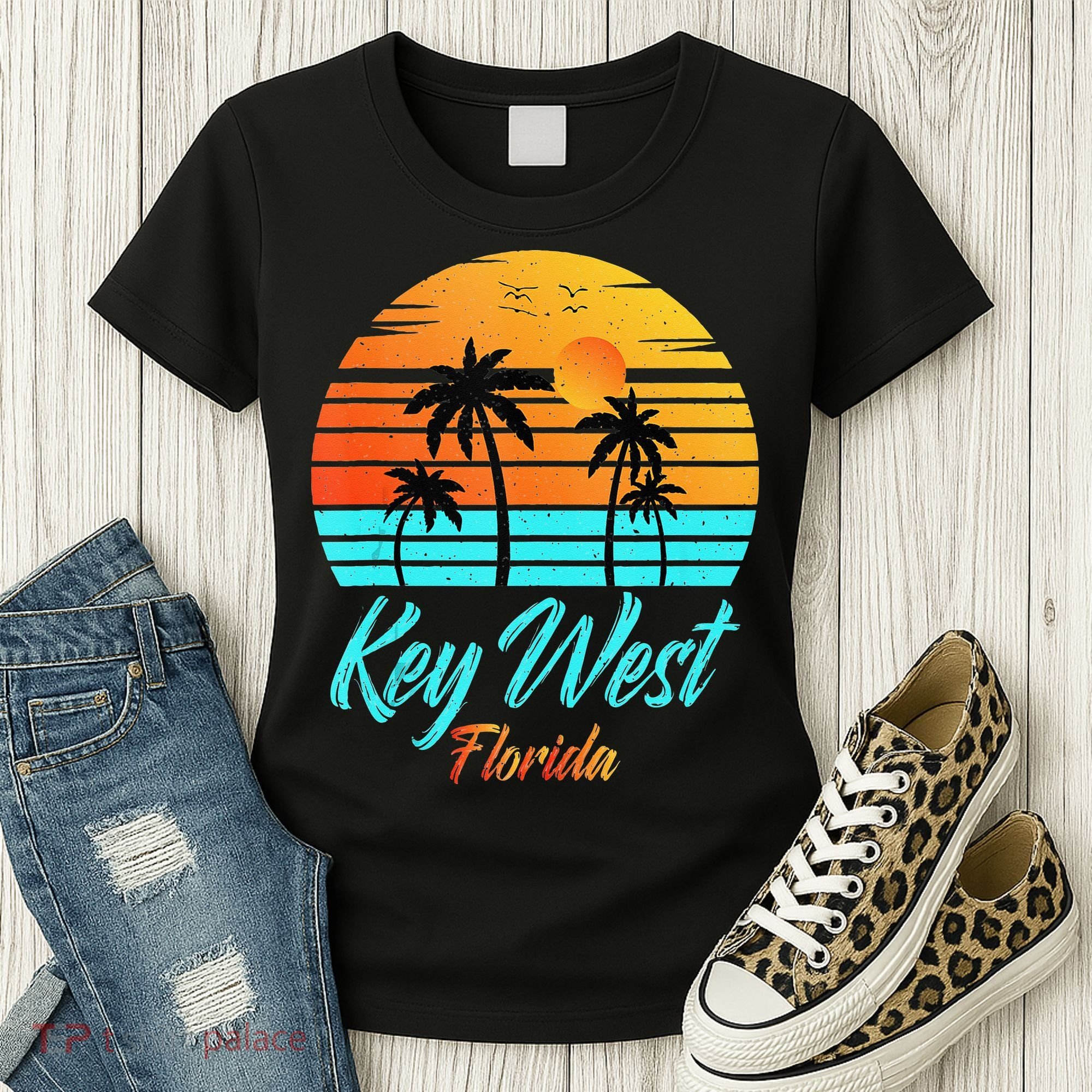 Key West Florida Travel Vacation Getaway Cruise Women's T-Shirt
