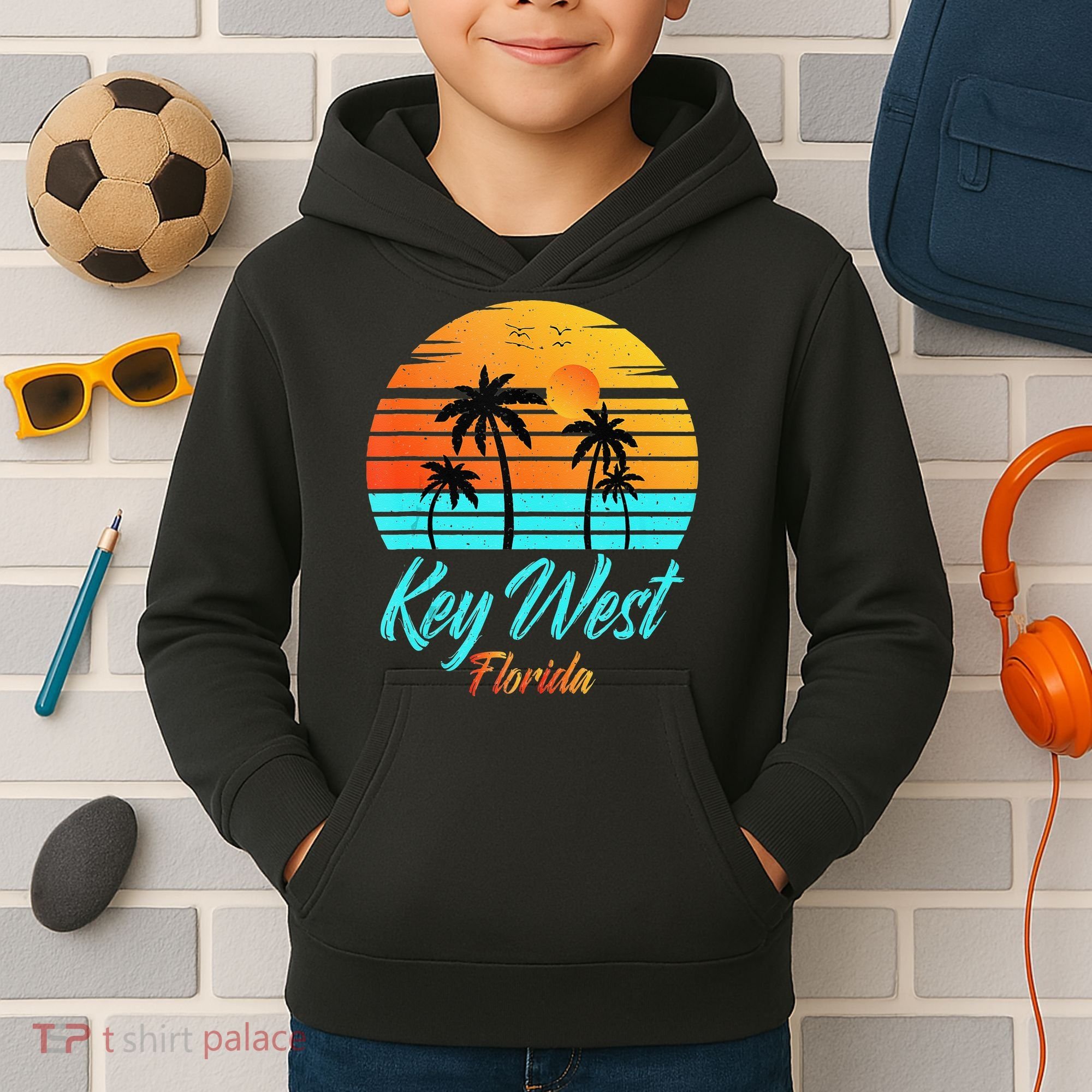 Key West Florida Travel Vacation Getaway Cruise Kids Hoodie