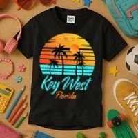 Key West Florida Travel Vacation Getaway Cruise Kids T-Shirt thumb 3
