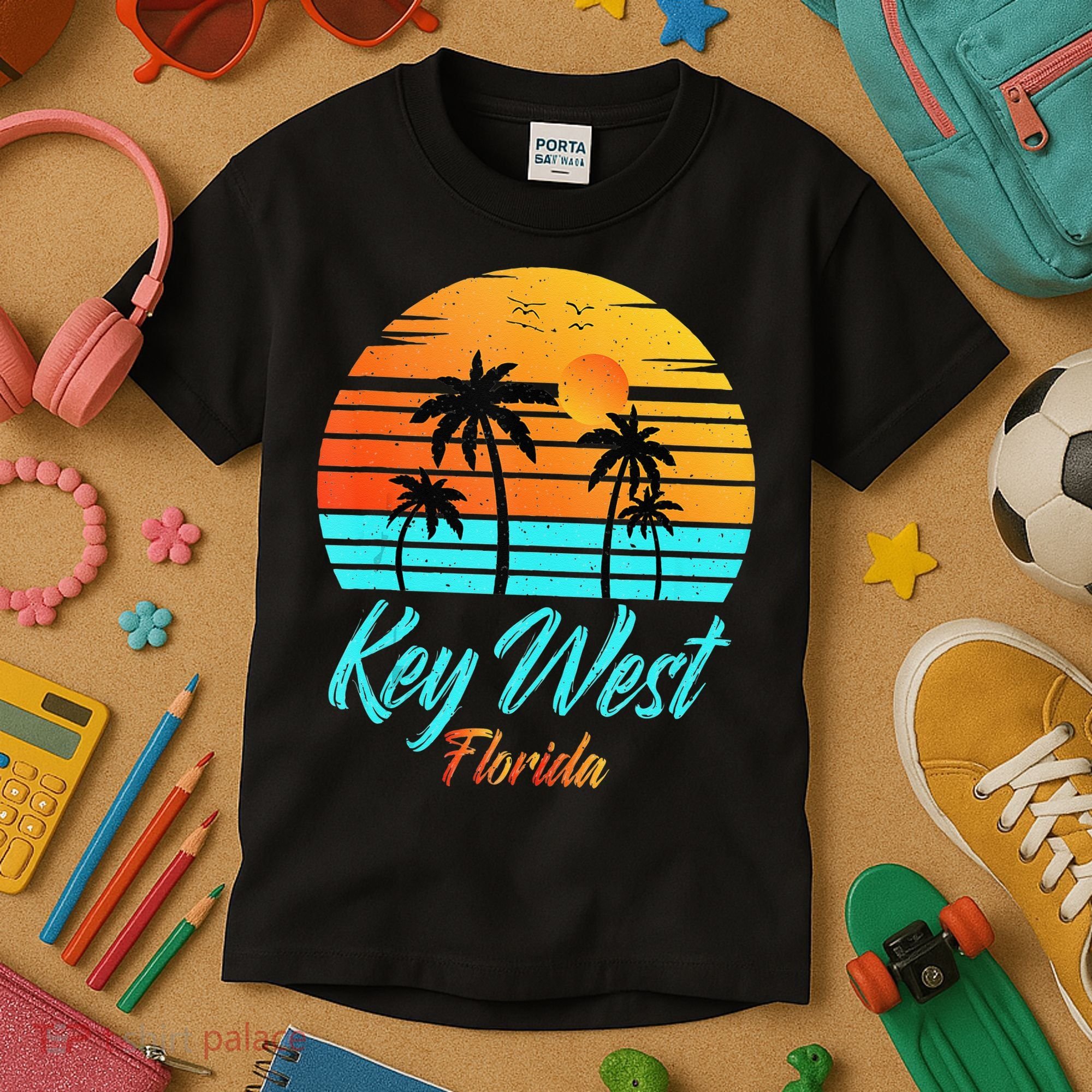 Key West Florida Travel Vacation Getaway Cruise Kids T-Shirt