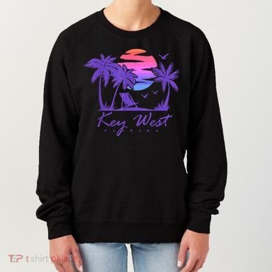 KEY WEST FLORIDA Spring Break Vacation Retro Vintage Sunset Women's Sweatshirt