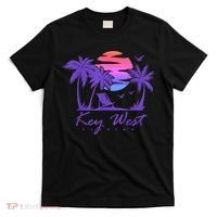 KEY WEST FLORIDA Spring Break Vacation Retro Vintage Sunset T-Shirt thumb 0