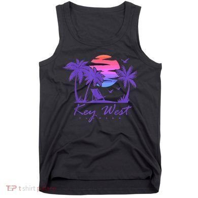 KEY WEST FLORIDA Spring Break Vacation Retro Vintage Sunset Tank Top