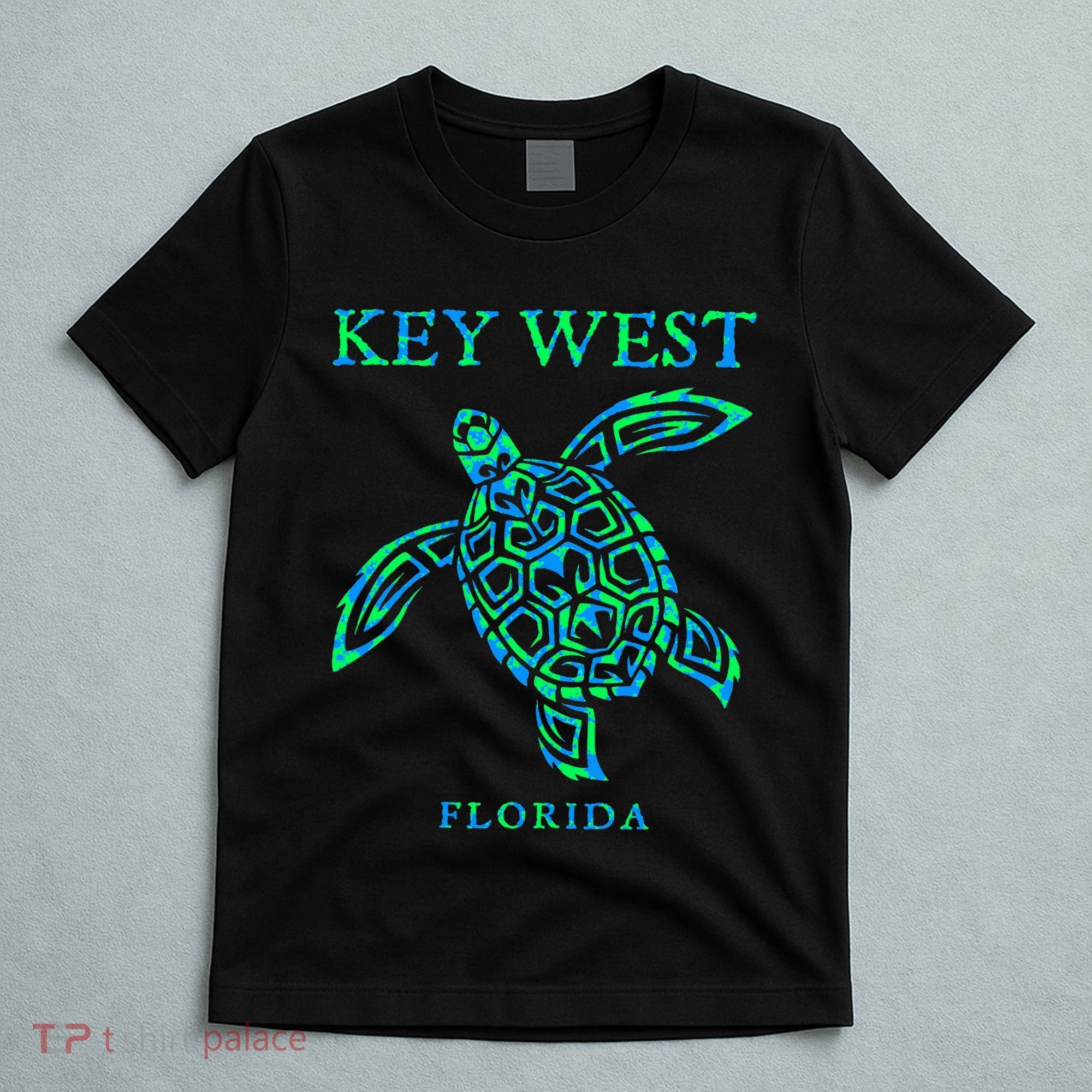 Key West Florida Sea Turtle Retro Boy Girl Vacation Souvenir T-Shirt