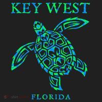 Key West Florida Sea Turtle Retro Boy Girl Vacation Souvenir Beanie thumb 2