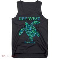 Key West Florida Sea Turtle Retro Boy Girl Vacation Souvenir Tank Top thumb 0
