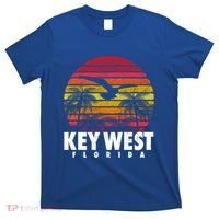 Key West Florida Vintage Retro Sunset Beach Gift T-Shirt thumb 0