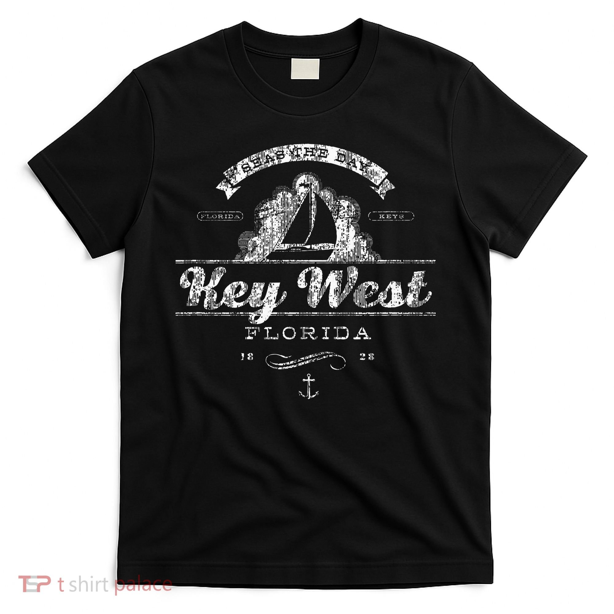 Key West Fl Sailboat Nautical T-Shirt