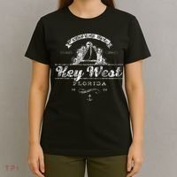 Key West Fl Sailboat Nautical T-Shirt thumb 4