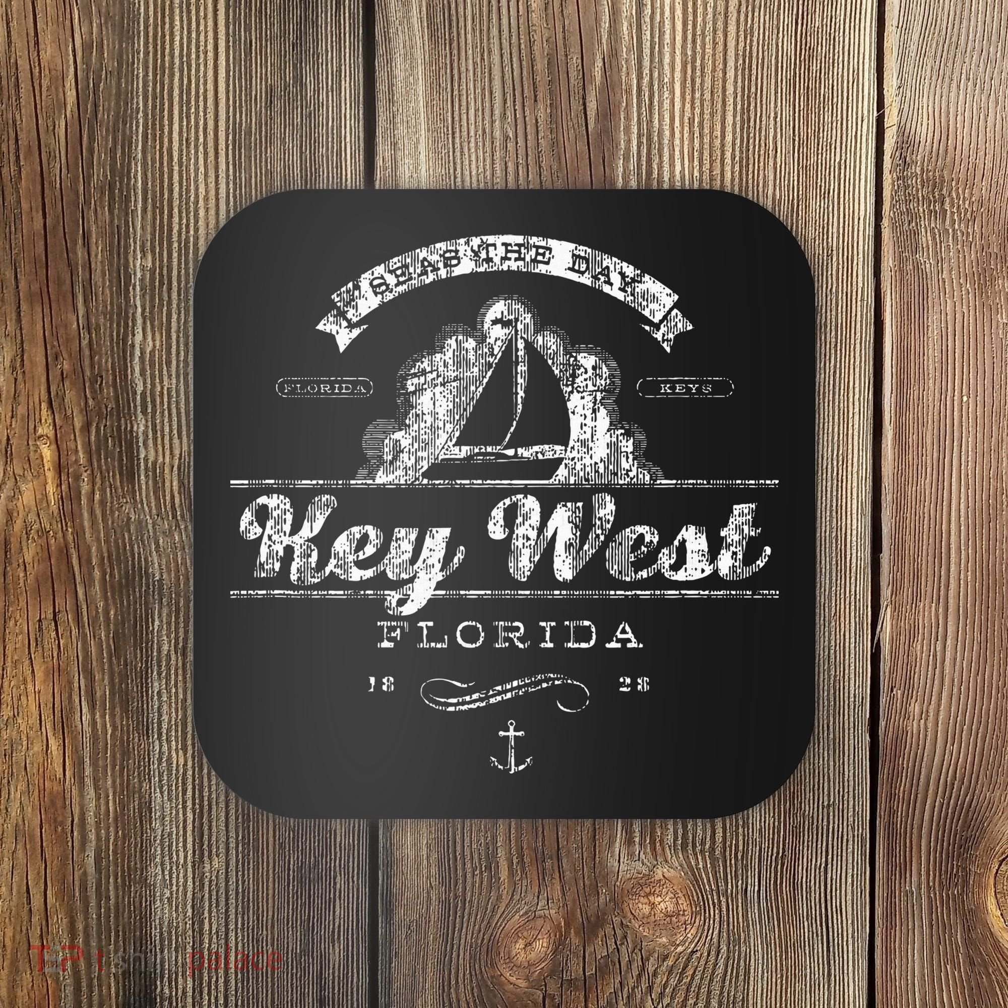 Key West Fl Sailboat Nautical Coaster