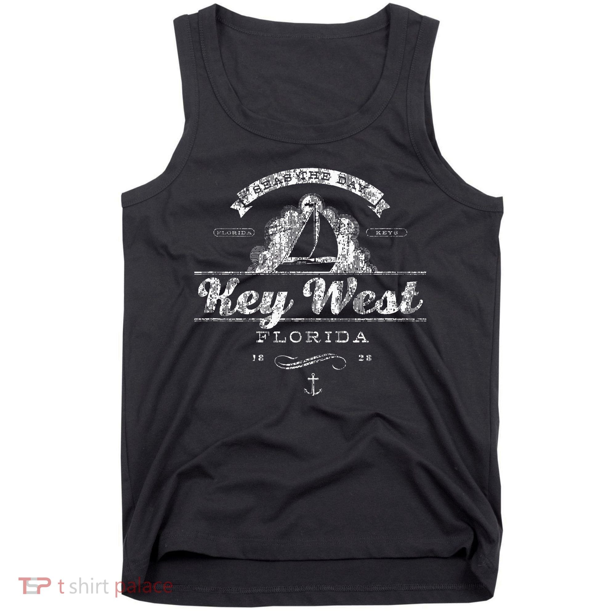 Key West Fl Sailboat Nautical Tank Top