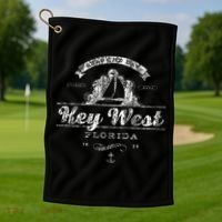 Key West Fl Sailboat Nautical Golf Towel thumb 1