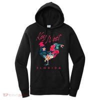 Key West Florida Chicken Lover Flower Hibiscus Souvenir Women's Hoodie thumb 0