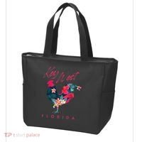 Key West Florida Chicken Lover Flower Hibiscus Souvenir Tote Bag thumb 3