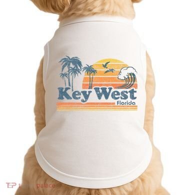 Key West Florida Beach Vintage Spring Break Vacation Doggie Tank