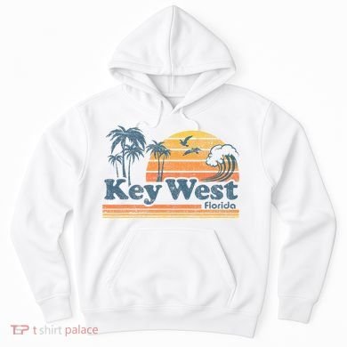 Key West Florida Beach Vintage Spring Break Vacation Hoodie