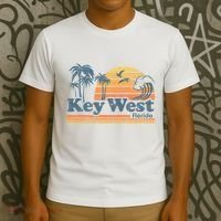 Key West Florida Beach Vintage Spring Break Vacation T-Shirt thumb 3