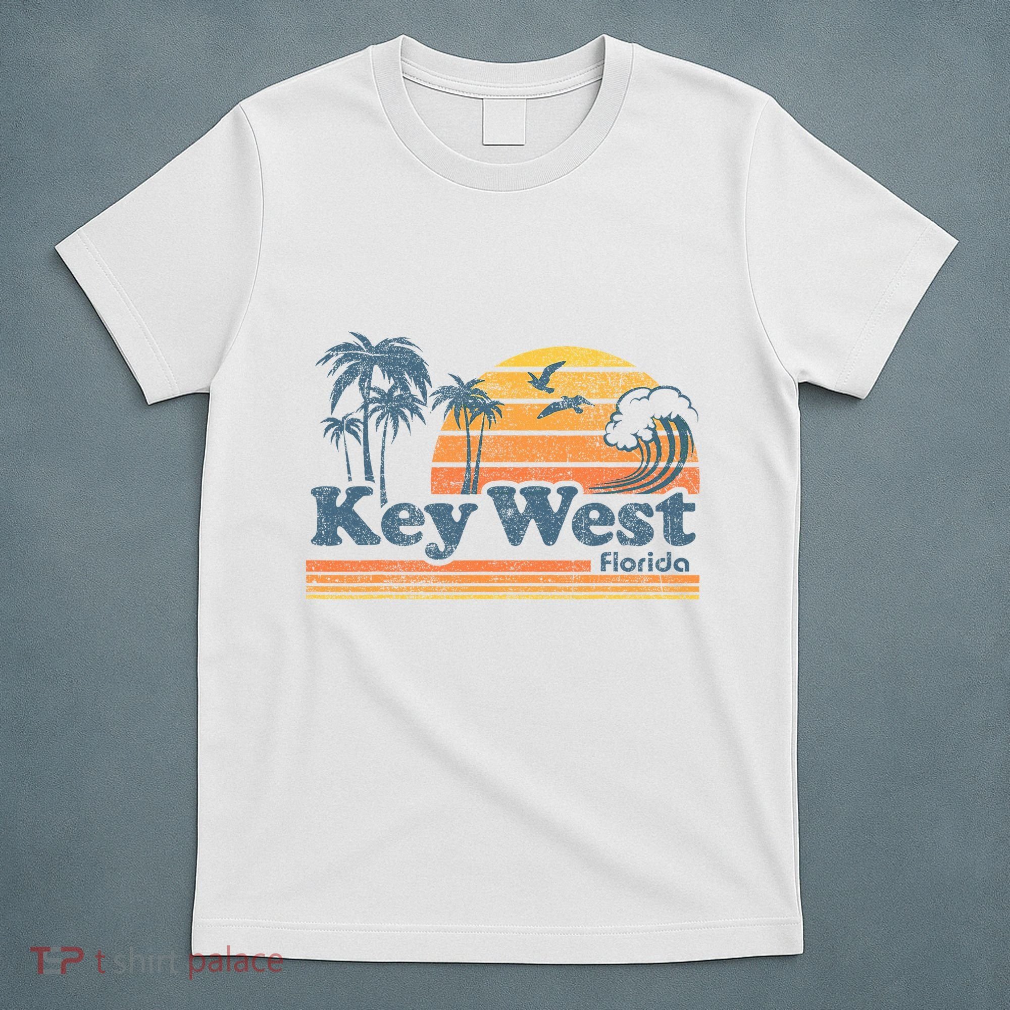 Key West Florida Beach Vintage Spring Break Vacation T-Shirt