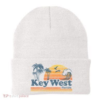 Key West Florida Beach Vintage Spring Break Vacation Beanie