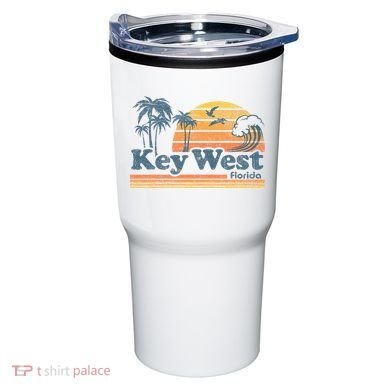 Key West Florida Beach Vintage Spring Break Vacation Tumbler