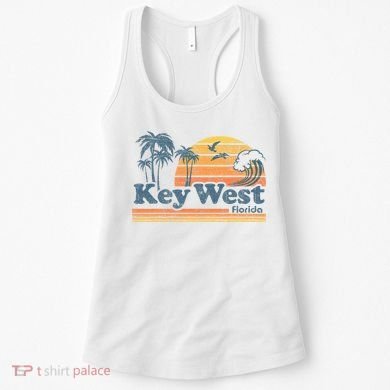 Key West Florida Beach Vintage Spring Break Vacation Women's Tank Top