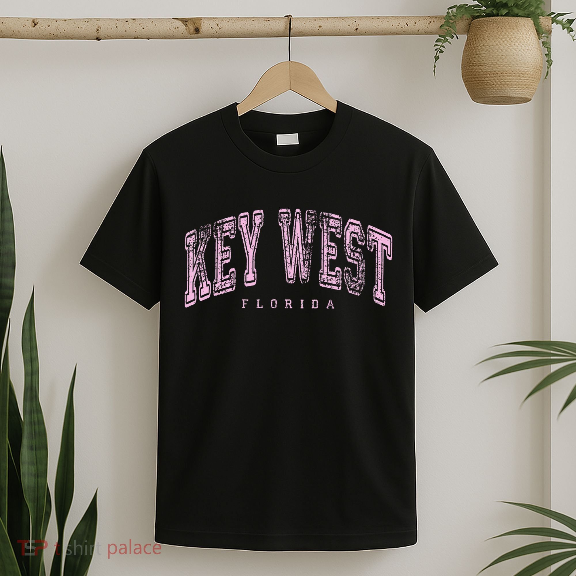 Key West Florida Keys Vintage Retro Us City State Travel T-Shirt