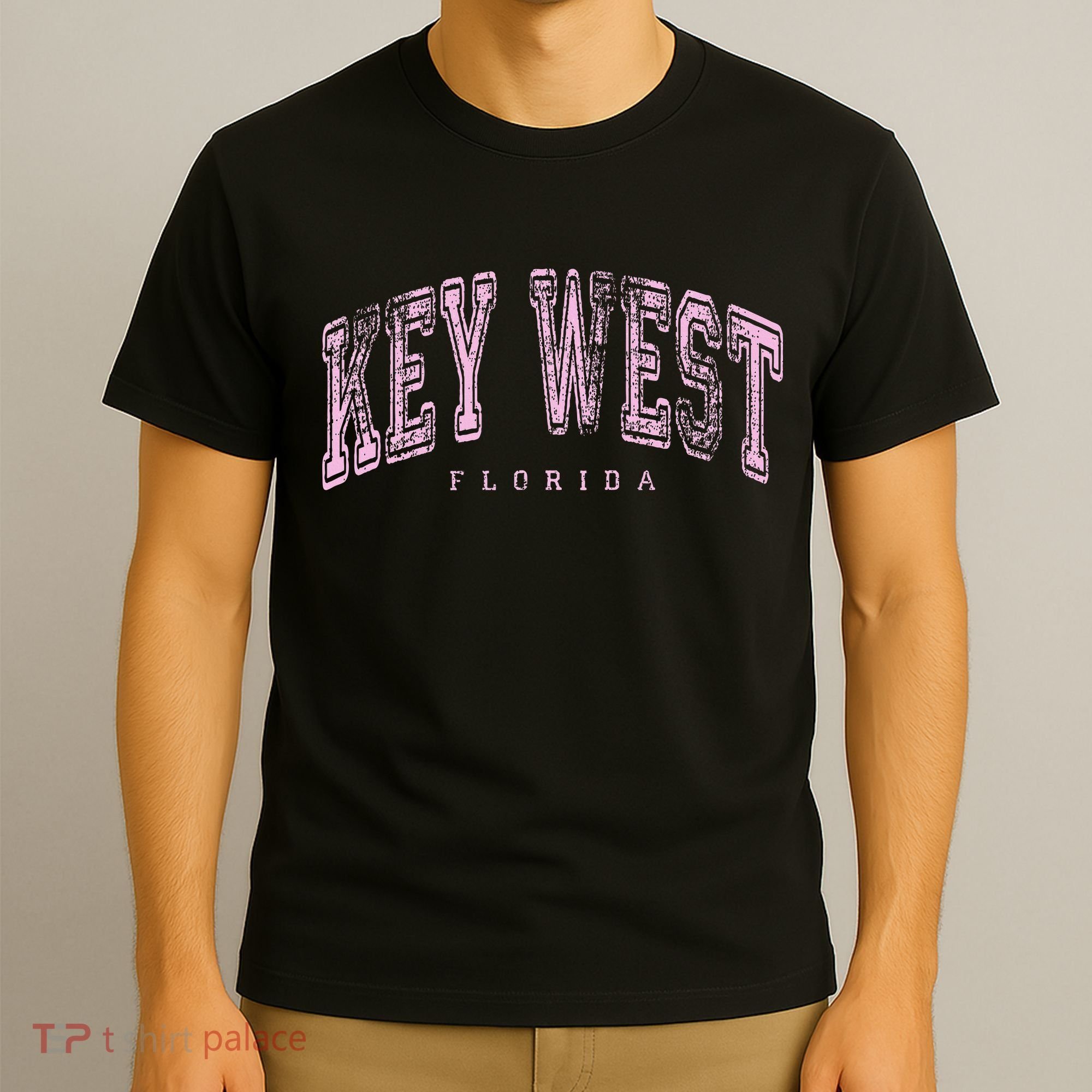 Key West Florida Keys Vintage Retro Us City State Travel T-Shirt