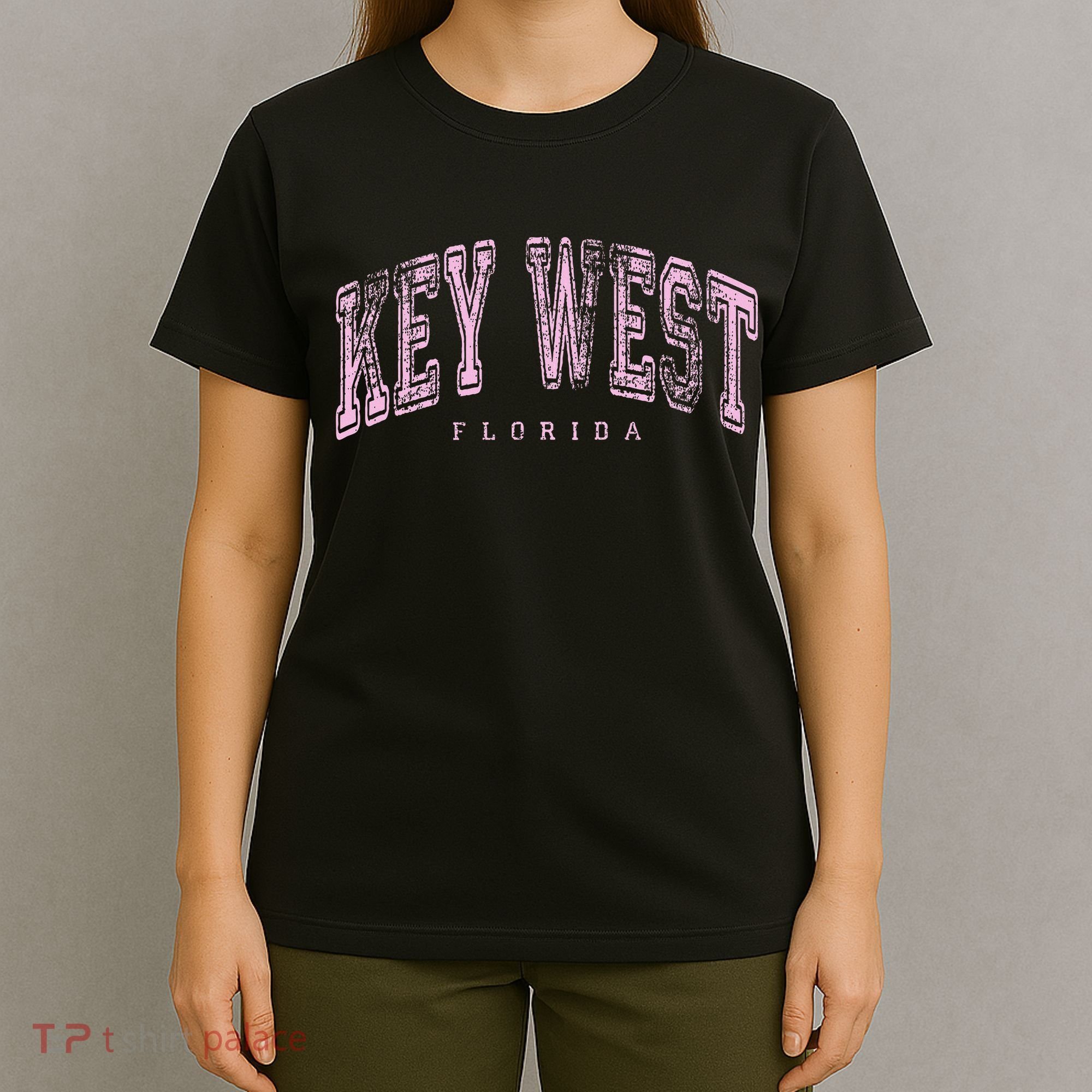 Key West Florida Keys Vintage Retro Us City State Travel T-Shirt