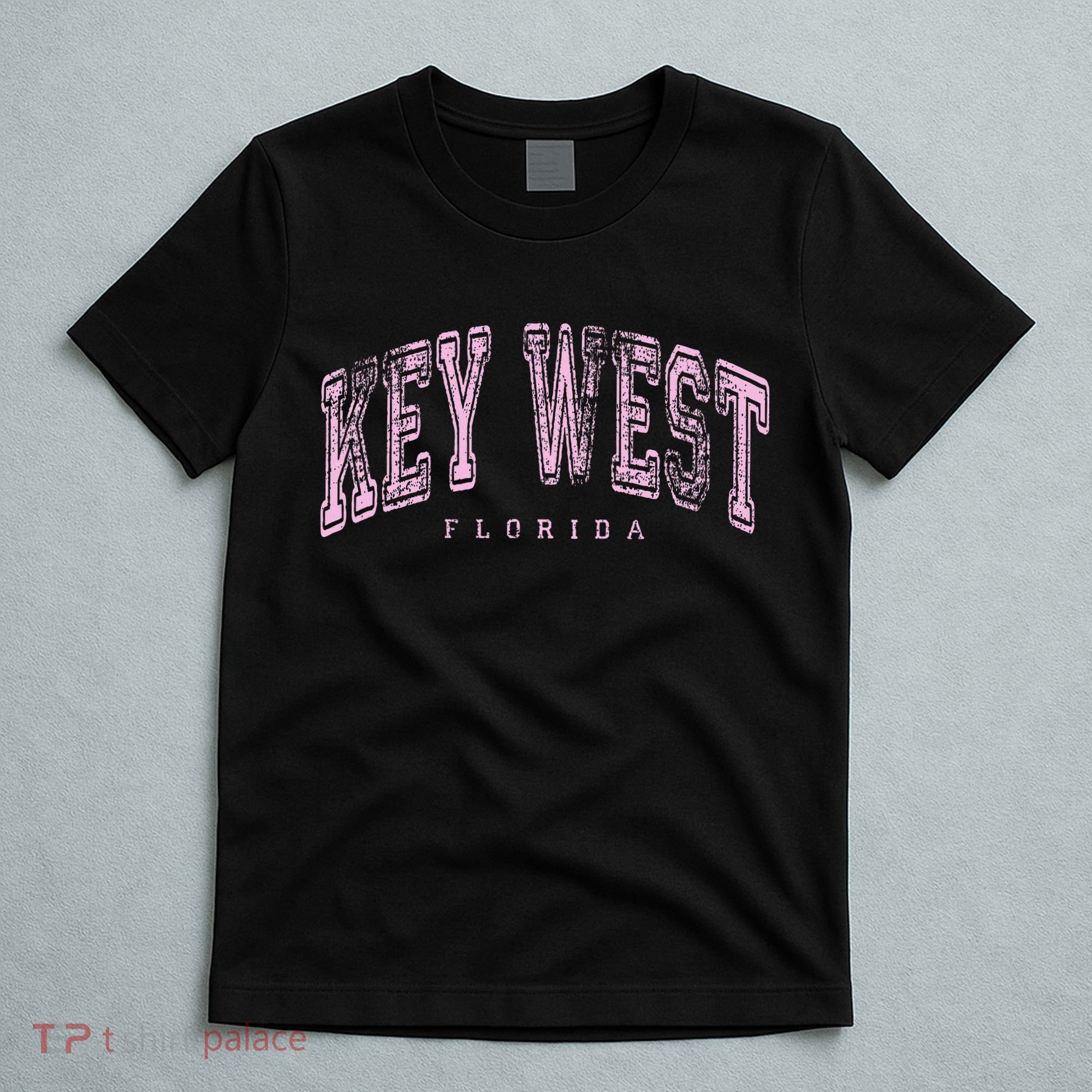 Key West Florida Keys Vintage Retro Us City State Travel T-Shirt