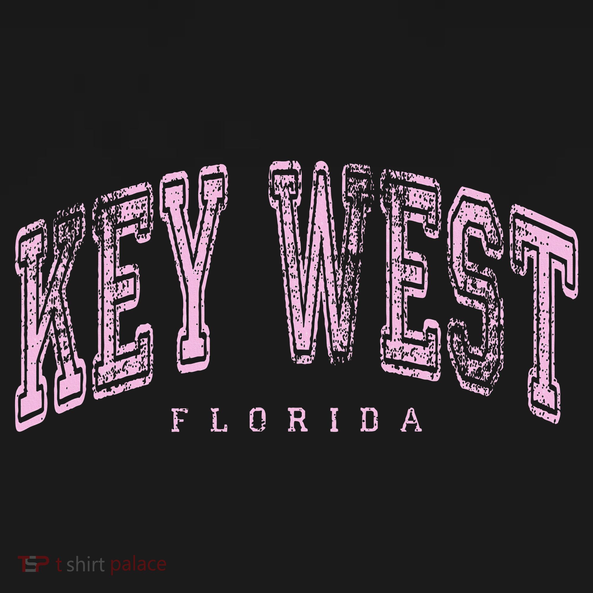 Key West Florida Keys Vintage Retro Us City State Travel T-Shirt