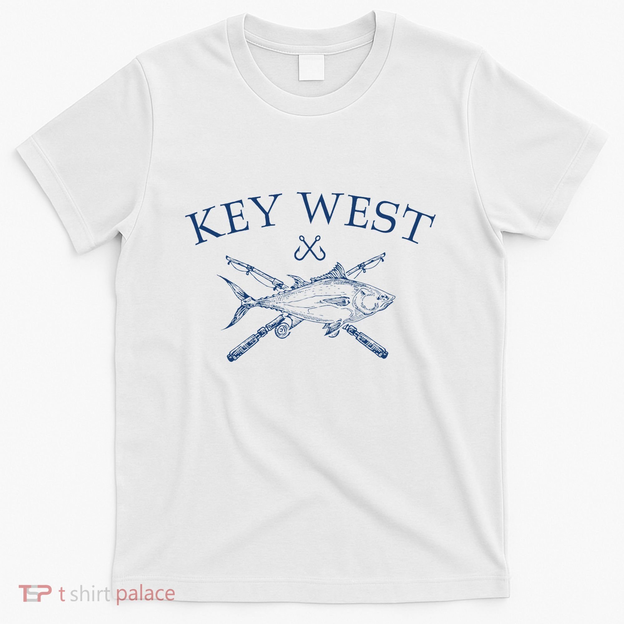 Key West Florida Souvenirs Fishing Vintage T-Shirt